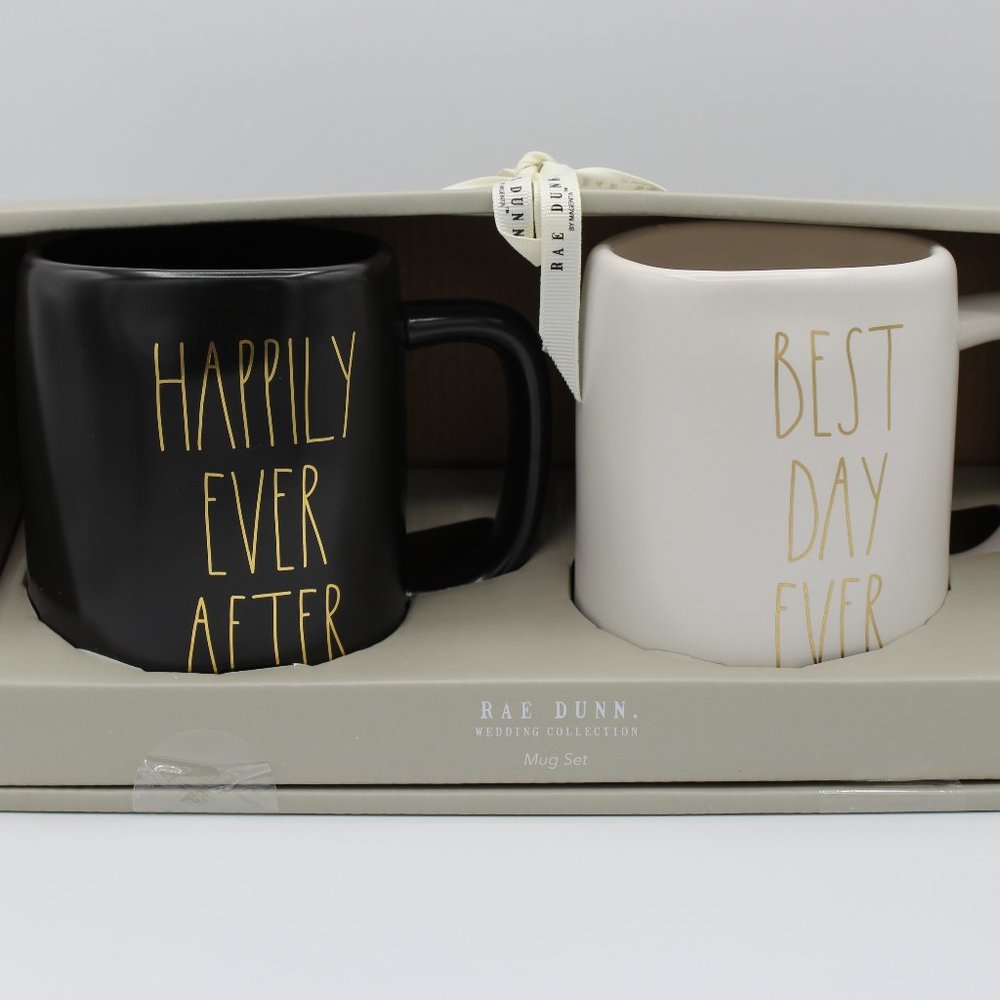 New Rae Dunn Wedding Mug Set